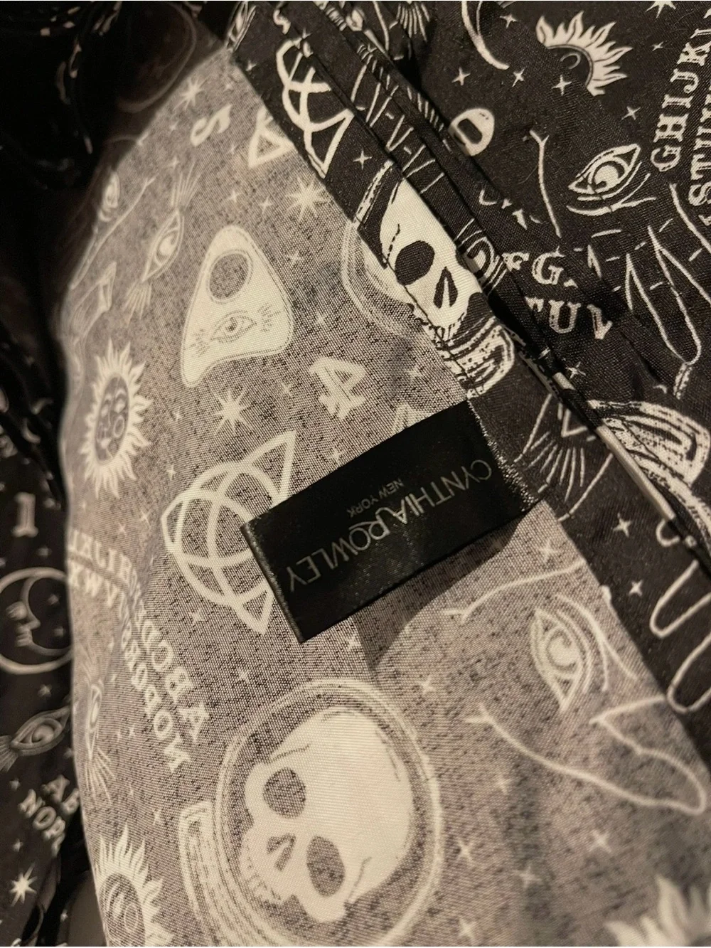 CYNTHIA ROWLEY HALLOWEEN QUIJA SPIRIT BOARD HALLOWEEN BED SHEET SET KING SIZE